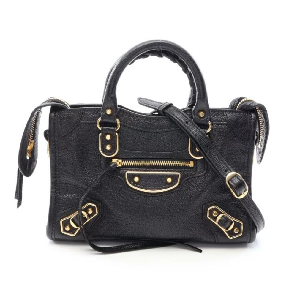 Balenciaga City Handbag Leather Black
